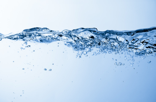 water in beweging